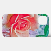 Roze en Oranje Roos Case-Mate iPhone Case (Achterkant (horizontaal))