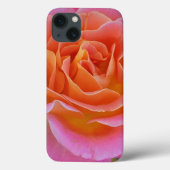 Roze en Oranje Roos Hoesje-Mate Telefoon Case (Achterkant)