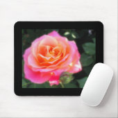 Roze en Oranje Roos Macro Foto Muismat (Met muis)