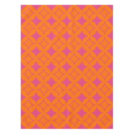 Roze en oranje schilfers tafelkleed