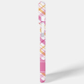 Roze en Oranje speldenpatroon Case-Mate iPhone Case (Achterkant / Links)