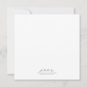 Roze en Oranje Starfish Wedding Save the Date (Achterkant)