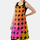 Roze en Oranje Stippen Schort (Insitu)