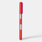 Roze en oranje strepen van snoep Case-Mate iPhone case (Achterkant / Rechts)