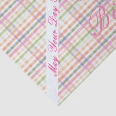 Roze en Oranje Tissuepapier (Detail)