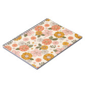 Roze en Oranje ventilatorpatroon Notitieboek (Linkerzijde)