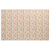 Roze en Oranje ventilatorpatroon Stof (Fat Quarter)