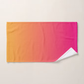 Roze en oranje verloop bad handdoek (Handdoek)