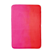Roze en oranje verloop badmat (Voorkant Verticaal)