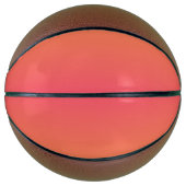 Roze en oranje verloop basketbal (Voorkant)