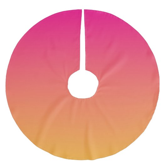 Roze en oranje verloop kerstboom rok (Voorkant)