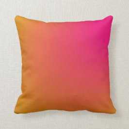 Roze en oranje verloop kussen