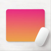 Roze en oranje verloop muismat (Met muis)