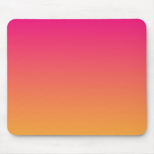 Roze en oranje verloop muismat (Voorkant)