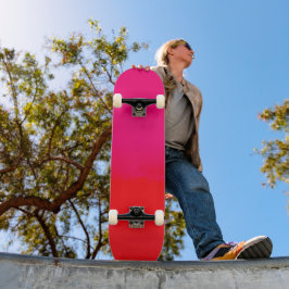 Roze en oranje verloop  persoonlijk skateboard