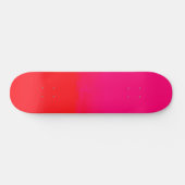 Roze en oranje verloop persoonlijk skateboard (Horizontaal)