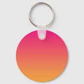 Roze en oranje verloop sleutelhanger (Achterkant)