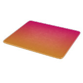 Roze en oranje verloop snijplank (Hoek)