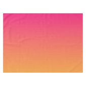 Roze en oranje verloop tafelkleed (Voorkant (Horizontaal))