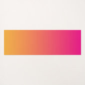 Roze en oranje verloop yogamat (Achterkant (horizontaal))