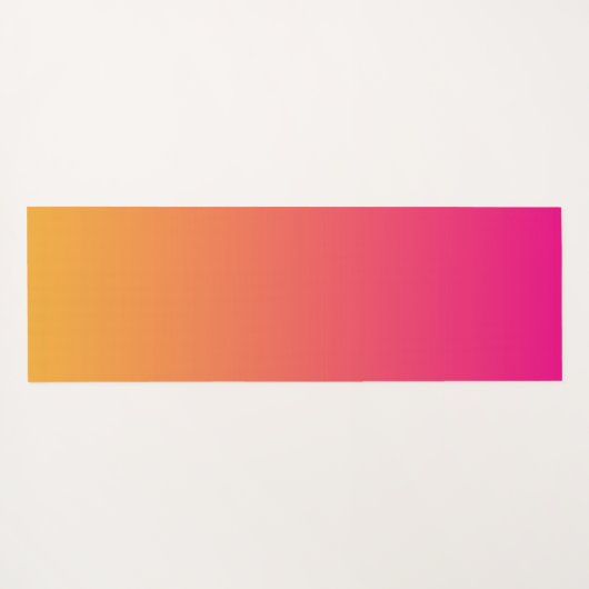 Roze en oranje verloop yogamat (Achterkant (horizontaal))