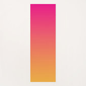 Roze en oranje verloop yogamat (Voorkant)