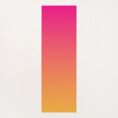 Roze en oranje verloop yogamat (Achterkant)