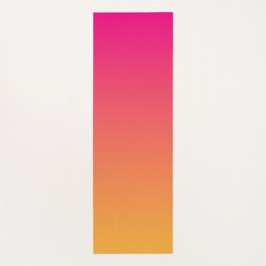 Roze en oranje verloop yogamat (Achterkant)
