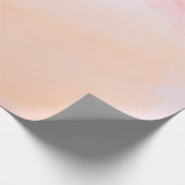 Roze en oranje verven cadeaupapier (Hoek)