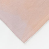 Roze en oranje verven fleece deken (Hoek)