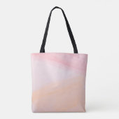 Roze en oranje verven tote bag (Achterkant)