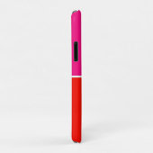 Roze en Oranje vierkanten Case-Mate iPhone Case (Achterkant/rechts)