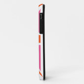 Roze en Oranje vlag van de Unie Case-Mate iPhone Case (Achterkant/links)