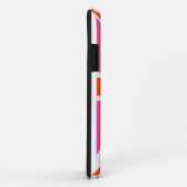 Roze en Oranje vlag van de Unie Case-Mate iPhone Case (Achterkant/rechts)