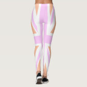 Roze en Oranje vlag van het Verenigd Koninkrijk /  Leggings (Achterkant)