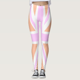 Roze en Oranje vlag van het Verenigd Koninkrijk /  Leggings