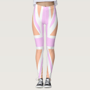 Roze en Oranje vlag van het Verenigd Koninkrijk /  Leggings