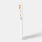 Roze en Oranje Waterverf Verf Schouderblad Telefoo Case-Mate iPhone Case (Achterkant / Links)