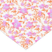 Roze en oranje waterverven tafelkleed (Gekanteld)