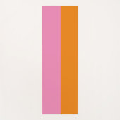 Roze en Oranje Yoga Mat (Voorkant)