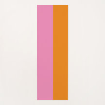 Roze en Oranje Yoga Mat