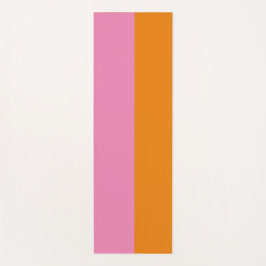 Roze en Oranje Yoga Mat