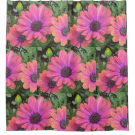  roze en Oranje zeedagen Douchegordijn