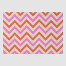 Roze en oranje zigzag Chevron patroon