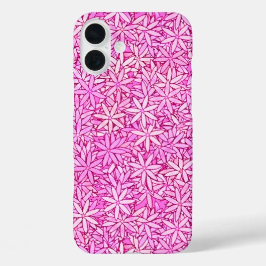 Roze en orchidee bloemen, orchidee achtergrond Case-Mate iPhone case (Achterkant)