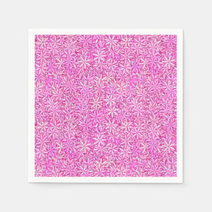 Roze en orchidee bloemen, orchidee achtergrond servetten