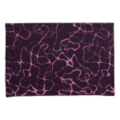 Roze en Paars Abstract Kussensloop (Voorkant-Rechts)