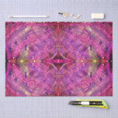 Roze en paars abstract tissuepapier (Craft)