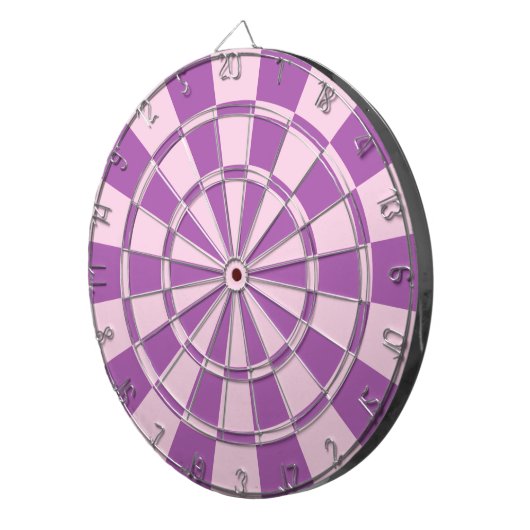 Roze en Paars Dartbord (Voorkant Rechts)