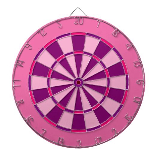 Roze en Paars Dartbord (Voorkant)
